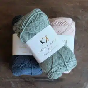 Organic Color Cotton er et garn i 100% økologisk bomuld fra Karen Klarbæk.