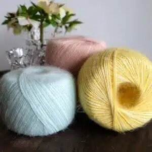 Candy Cotton fra Casasol. En unik blanding af 75% GOTS bomuld og 25% Kidmohair