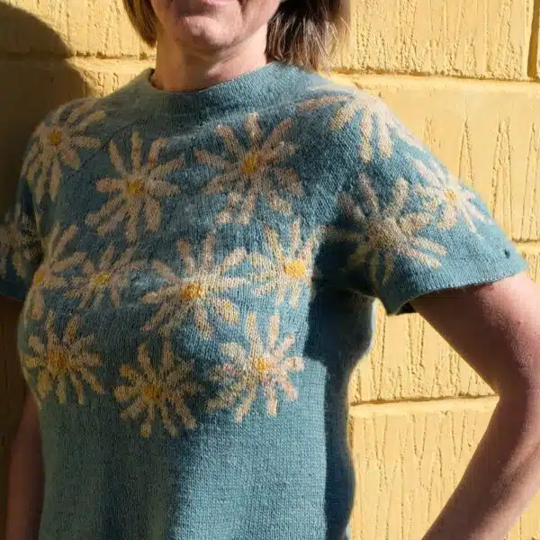 Daisy Star - strikkekit med garn - Image 2