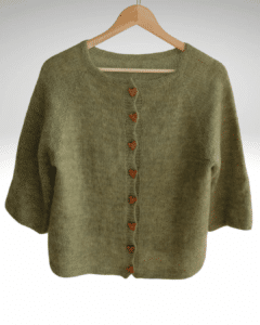 Basic Cardigan - med mohair. Den eksklusive med silkemohair og lammeuld