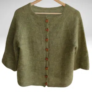 Garnfryds Cardigan - med mohair. Den eksklusive med silkemohair og lammeuld