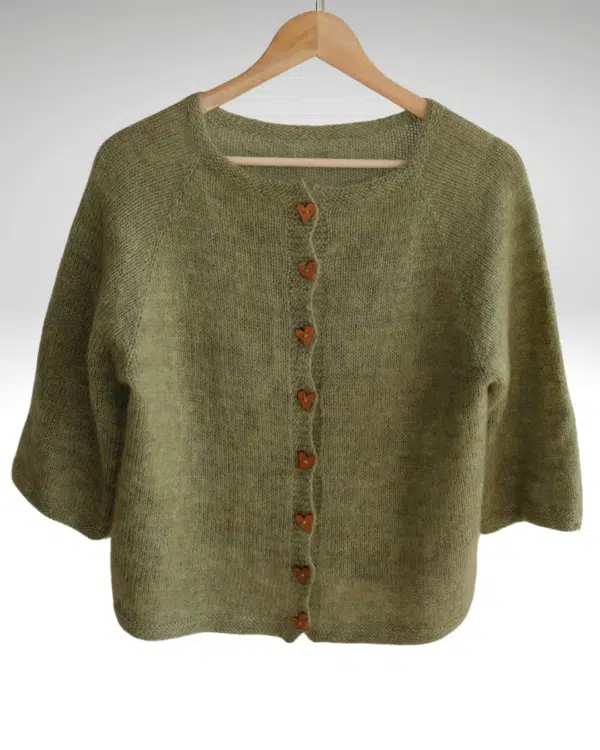 Garnfryds Cardigan - med mohair. Den eksklusive med silkemohair og lammeuld