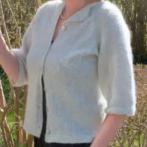 Garnfryds Cardigan - med mohair. Den eksklusive med silkemohair og lammeuld