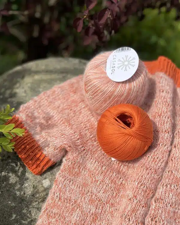 Tide Tee kit - indeholder garn til bluse med kanter - Image 3