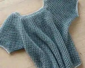 Mermaid Queen af Lisa Renner fra Pure knit & Purl. Strikket i Garnfryds silkemohair og Garnfryds Tencel