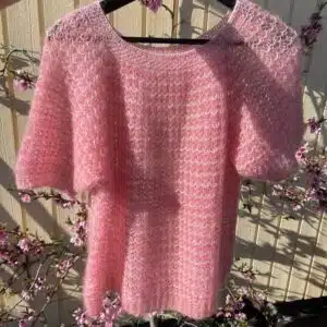 Forest Fairy af Lisa Renner fra Pure knit & Purl. Strikket i Garnfryds silkemohair og Garnfryds Tencel
