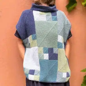 Color Field Poncho - strikkekit
