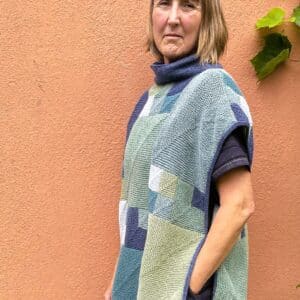 Color Field Poncho - strikkekit